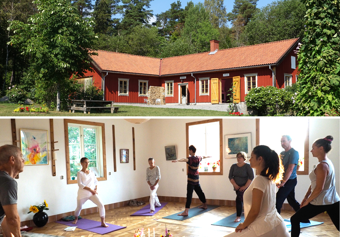 Yoga-mindfulness intensiv. Östanlid Hälsogård (Ekerö), söndag 29/10 09:30-16:00.