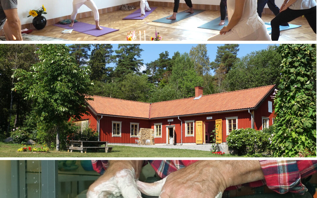 Keramikkurser och Yoga-mindfulness i sommar