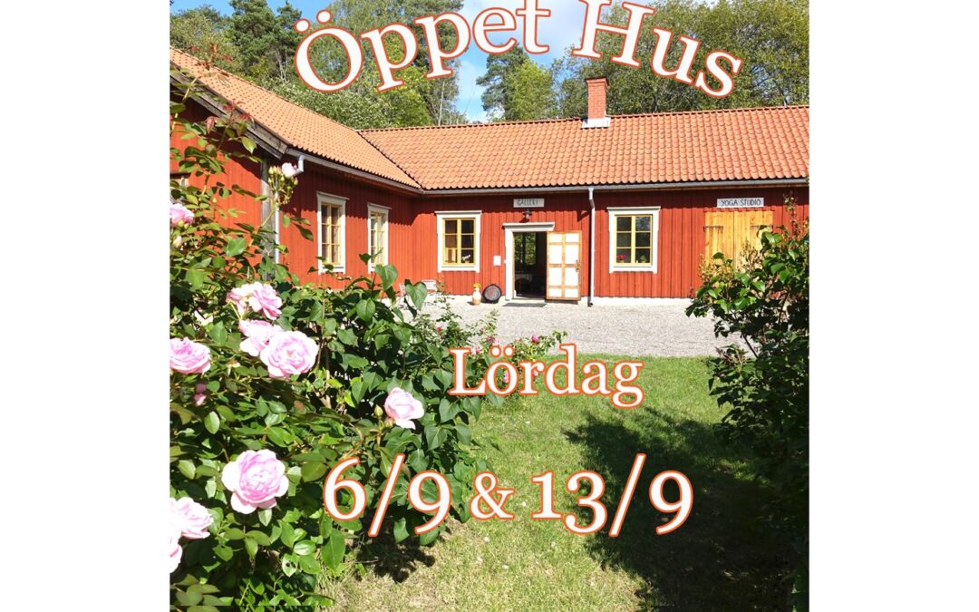 Öppet Hus lördag 13 september